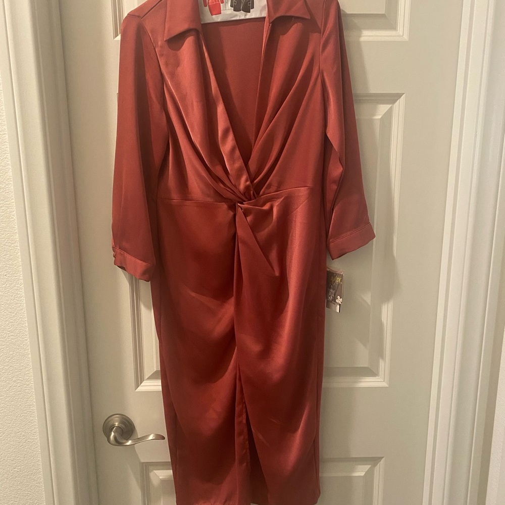 Macy’s Rose colored evening dress - Picture 6 of 7